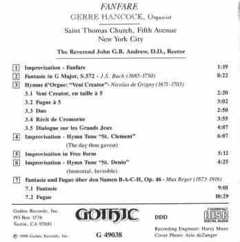 CD Gerre Hancock: Fanfare