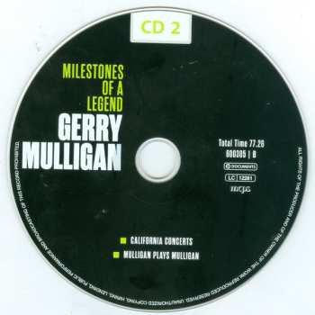10CD Gerry Mulligan: Milestones Of A Legend