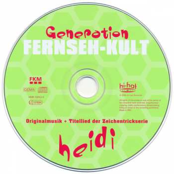 CD Gert Wilden: Heidi (Originalmusik + Titellied Der Zeichentrickserie)