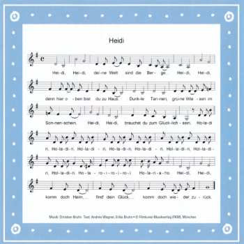 CD Gert Wilden: Heidi (Originalmusik + Titellied Der Zeichentrickserie)