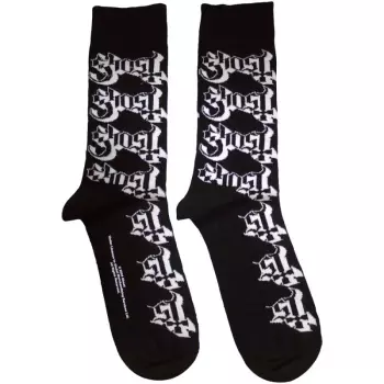 Knöchelsocken Logo Ghost Pattern