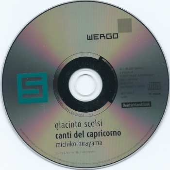CD Giacinto Scelsi: Canti Del Capricorno