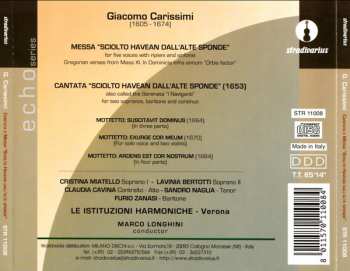 CD Giacomo Carissimi: Cantata E Messa - "Sciolto Havean Dall'Alte Sponde"