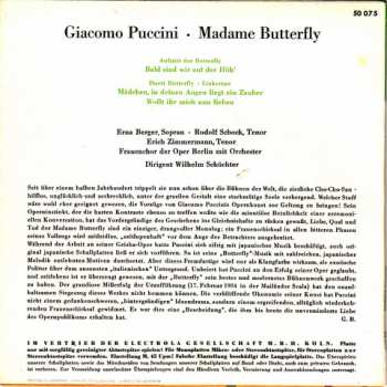 SP Giacomo Puccini: Madame Butterfly
