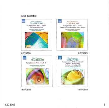 CD Gian Francesco Malipiero: Sinfonia Degli Eroi / Dai Sepolcri / Ditirambo Tragico