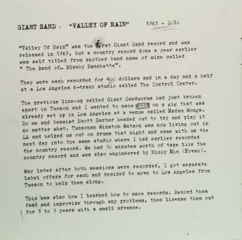 CD Giant Sand: Valley Of Rain