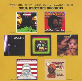 CD Gil Scott-Heron & Brian Jackson: From South Africa To South Carolina