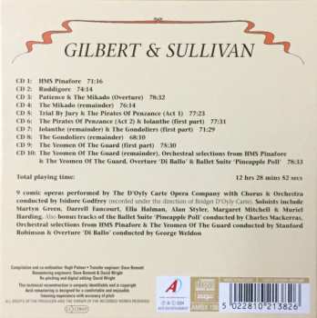 10CD/Box Set Gilbert & Sullivan: Operas Of Gilbert And Sullivan