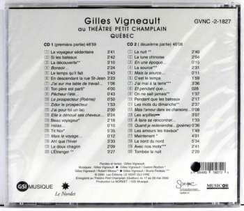 2CD Gilles Vigneault: Voyagements    En Direct Du Théâtre Petit Champlain à Québec