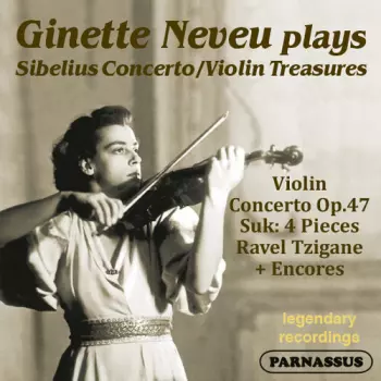 Sibelius Violin Concerto Suk 4 Pieces & Encores