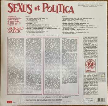 LP Giorgio Gaber: Sexus Et Politica CLR | LTD | NUM