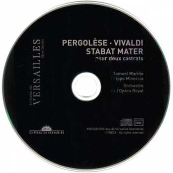 CD Antonio Vivaldi: Stabat Mater (Pour Deux Castrats)
