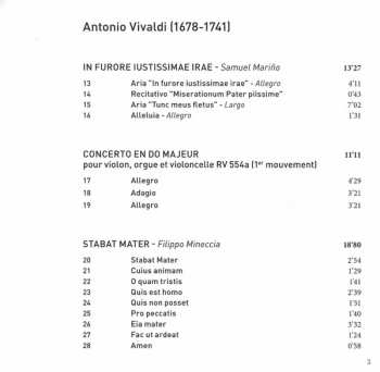 CD Antonio Vivaldi: Stabat Mater (Pour Deux Castrats)
