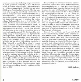 CD Giovanni Paisiello: Piano Concertos Nos. 1, 3 And 5