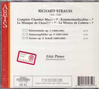 CD Richard Strauss: Complete Chamber Music, 7 • Piano Music
