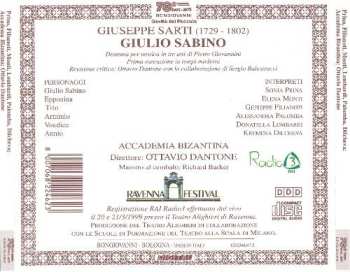 2CD/Box Set Sonia Prina: Giulio Sabino