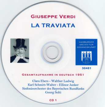 2CD Georg Solti: La Traviata - Gesamtaufnahme München 1951