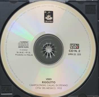2CD Maria Callas: Rigoletto