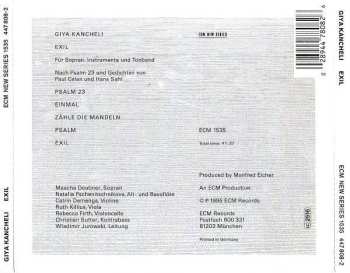CD Giya Kancheli: Exil