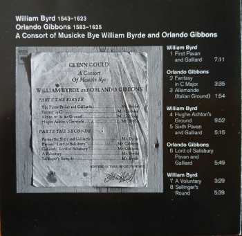 CD Glenn Gould: A Consort Of Musicke Bye William Byrde And Orlando Gibbons