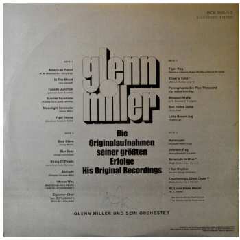 2LP Glenn Miller: Die Originalaufnahmen Seiner Größten Erfolge (2xLP)