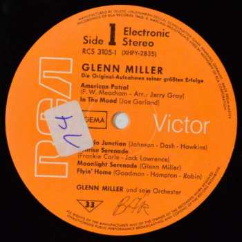 2LP Glenn Miller: Die Originalaufnahmen Seiner Größten Erfolge (2xLP)