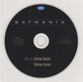 3CD Global Stage Orchestra: Batmania Music From The Dark Knight And Other Batman Movies