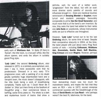 CD Gnidrolog: In Spite Of Harry's Toe-Nail / Lady Lake