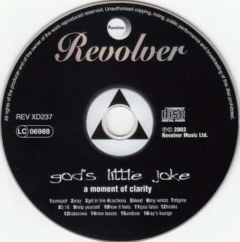 CD/DVD God's Little Joke: A Moment Of Clarity