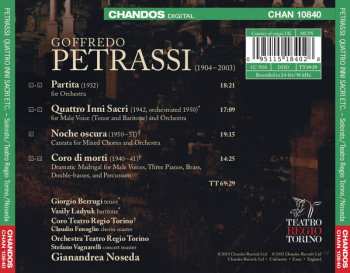 CD Gianandrea Noseda: Coro Di Morti • Noche Oscura • Quattro Inni Sacri • Partita