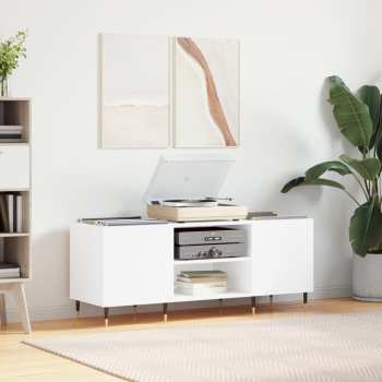 Tontechnik Goka Skříňka s přihrádkami na LP desky a audiotechniku - pozlacené nohy Bílá (831668)