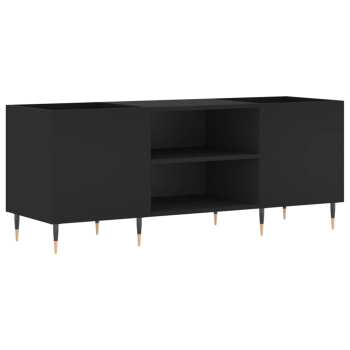 Tontechnik Goka Skříňka s přihrádkami na LP desky a audiotechniku - pozlacené nohy Černá (831669)