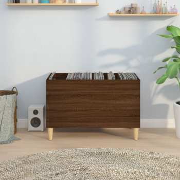 Tontechnik Goka Úložná Skřínka na LP desky - Dřevěné nohy Hnědý dub (831964)