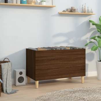 Tontechnik Goka Úložná Skřínka na LP desky - Dřevěné nohy Hnědý dub (831964)