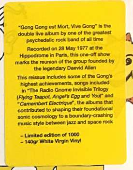 2LP Gong: Gong Est Mort, Vive Gong LTD | CLR