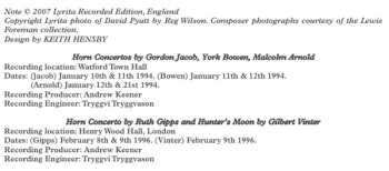 CD Malcolm Arnold: British Horn Concertos