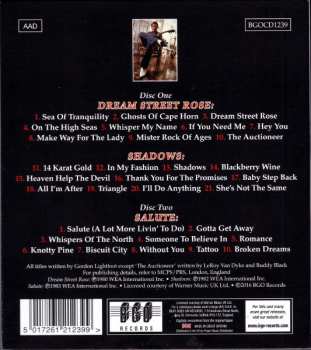 2CD Gordon Lightfoot: Dream Street Rose / Shadows / Salute