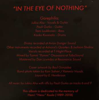 CD Gorephilia: In The Eye Of Nothing