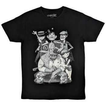 Merch Gorillaz: Gorillaz Unisex T-shirt: George Spray (back Print) (small) S
