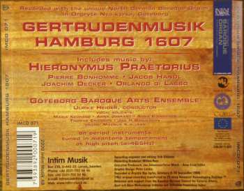CD Göteborg Baroque: Gertrudenmusik - Hamburg 1607