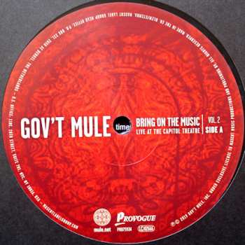 2LP Gov't Mule: Bring On The Music, Live At The Capitol Theatre: Vol.2 LTD | CLR