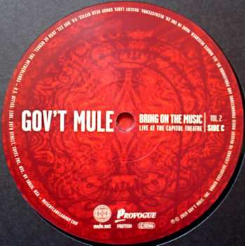 2LP Gov't Mule: Bring On The Music, Live At The Capitol Theatre: Vol.2 LTD | CLR