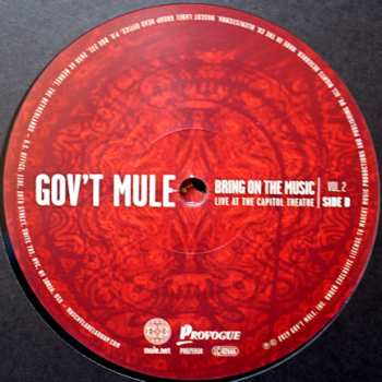 2LP Gov't Mule: Bring On The Music, Live At The Capitol Theatre: Vol.2 LTD | CLR