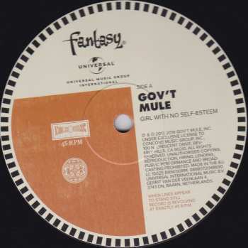 LP Gov't Mule: Girl With No Self-Esteem LTD