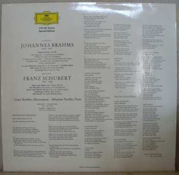 LP Johannes Brahms: Singt Lieder von Franz Schubert Und Johannes Brahms