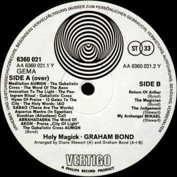 LP Graham Bond: Holy Magick