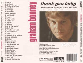 CD Graham Bonney: Thank You Baby: The Complete UK Pop Singles & More 1965-1970