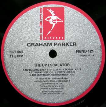 LP Graham Parker And The Rumour: The Up Escalator