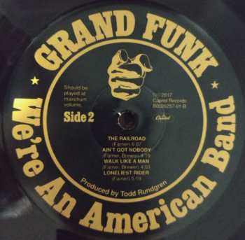 LP Grand Funk Railroad: We're An American Band