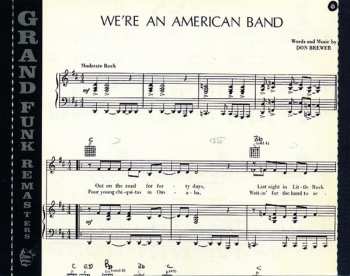 CD Grand Funk Railroad: We're An American Band